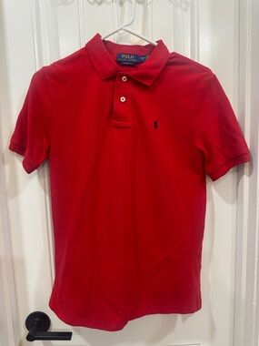 Ralph Lauren Red Classic Fit Polo Shirt